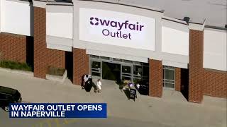 Wayfair outlet store opens in Naperville [upl. by Yttam]