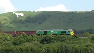 Westbury Freight  Depot Moves  Railtour  150524 [upl. by Tris]