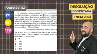 Questão do Calendário Maia  ENEM 2023  Caderno Cinza  Q153 [upl. by Ahseei]