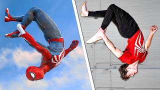 Stunts From SpiderMan 2 PS5 In Real Life  Challenge [upl. by Kurth]