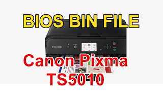 Canon Pixma ts5050 BIOS dump file bin file [upl. by Attenad946]