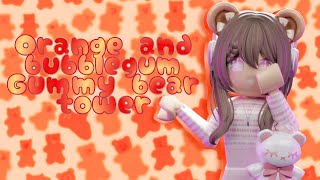 Orange and bubblegum GUMMY BEAR tower [upl. by Vijar359]