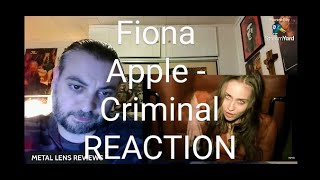 Fiona Apple  Criminal  REACTION [upl. by Enaed]