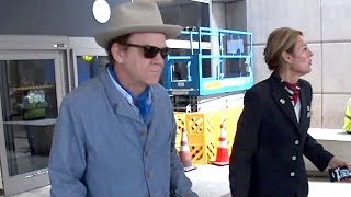 John C Reilly Looking Sharp At LAX [upl. by Erlin]