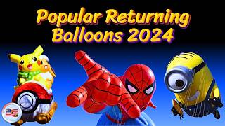 Most Popular Returning Macy’s Thanksgiving Day Parade Balloons of 2024 [upl. by Akinak]