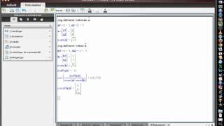 Vektorer i planen i TInspire CAS [upl. by Liz]