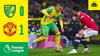 HIGHLIGHTS  Norwich City 01 Manchester United [upl. by Latimer664]