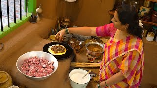 Madurai Kari Dosai  Made Traditionally  2 Mutton Recipes For Breakfast  The Traditional Life [upl. by Arrio579]