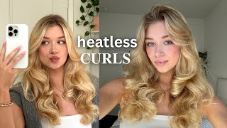 Overnight Blowout the BEST heatless curls [upl. by Naaitsirhc]