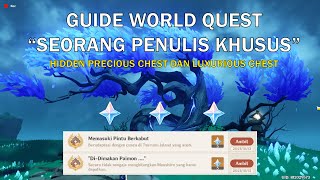 Guide Quest Dunia quotSeorang Penulis Khususquot  Tsurumi Island  Genshin Impact Indonesia [upl. by Sherrer956]