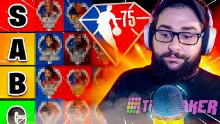 Top 75 NBA Players of All Time TIER LIST Best NBA Player Tier List [upl. by Teodorico]