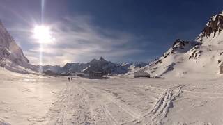 Grand Saint Bernard snowshoeing [upl. by Lledraw]