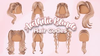 Blonde hair code for Bloxburg amp Roblox  ANNA [upl. by Eimmas835]