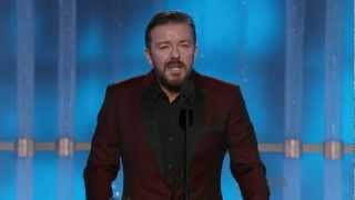 Ricky Gervais Golden Globes 2012 Açılış Konuşması Türkçe Altyazılı [upl. by Acirtap]