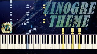 Zinogre MHW Theme  Synthesia [upl. by Nonnarb]