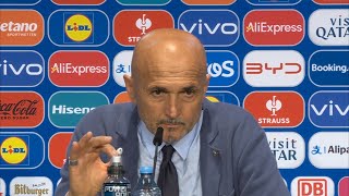 Spalletti dopo SvizzeraItalia 20 «Resto ct Responsabilità mia ho scelto io i calciatori» [upl. by Evad]