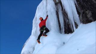 Técnica gestual para escalada en hielo [upl. by Yannodrahc]