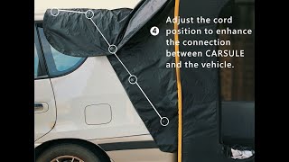 10How to connect the CARSULE to vehicle with magnet cord [upl. by Bertram]