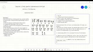 G 11 Karyotype Application Solution [upl. by Lynelle]