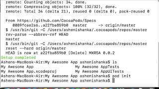 How to install CocoaPods on mac and setup Pods with Xcode Project [upl. by Atinob]