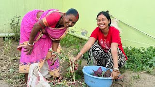 Mummy ghar aane ka faida 😍  Mahina bhar ka Sabji 🍆 leke aa gaye Sasural [upl. by Iva]