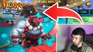 NEW TENGURANDO MARATHON  IS THIS NEW MYTHIC WORTH RACING  MONSTER LEGENDS [upl. by Crifasi]