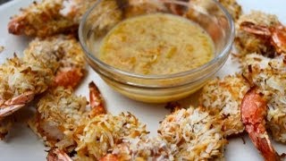 Healthy Coconut Shrimp Recipe with Orange Dipping Sauce [upl. by Aeht]