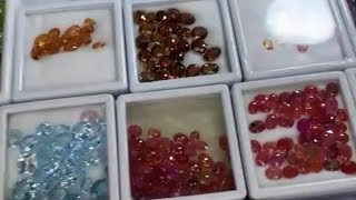 Live My Rough and Cut Gemstone Collection – From Raw to Radiant [upl. by Eldreda38]