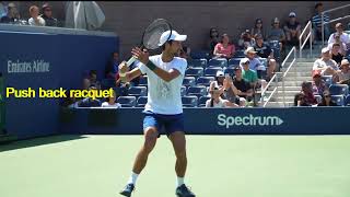 Forehand Swing Slow motion [upl. by Drusie]