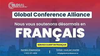 Une nouvelle passionnante Global Conference  Nous offrons désormais nos services en français [upl. by Ueik]