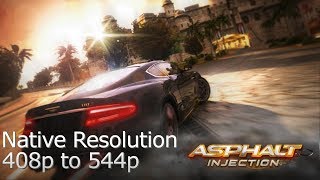 Asphalt Injection  Native Resolution Framerate Test for PS Vita [upl. by Kikelia542]