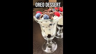 Sahne Joghurt Oreo Dessert shorts  Cream yogurt Oreo dessert Nachtisch einfach lecker [upl. by Razal742]