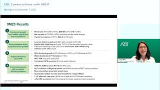 COL Conversations AREIT Special Webinar [upl. by Goeselt602]