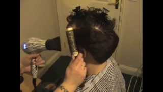 How to Blow Dry Short Curly Hair [upl. by Leese957]