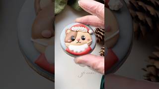 🎄🐱Cute Christmas cookie decorating with royal icing cookiedecorating christmas royalicing [upl. by Maurie941]