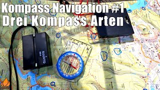 Kompass Arten  Kompass Navigation 1 BushcraftBasiswissen [upl. by Nim]