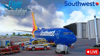 Full Flight With VATSIM ATC Southwest Airlines PMDG 737 ULTRA GRAPHICS [upl. by Fleischer113]