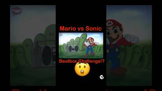 😲Mario Vs Sonic Beatbox Challenge⁉️Shout out to Rhythm Master🎵 verbalase [upl. by Maddi]