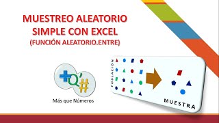 MUESTREO ALEATORIO SIMPLE CON EXCEL USO DE LA FUNCIÓN ALEATORIOENTRE DE EXCEL [upl. by Becka]