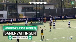 Hoofdklasse Heren  Samenvattingen Speelronde 18 [upl. by Ecinad236]