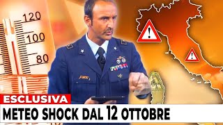 METEO ITALIA Dal 12 ottobre lItalia sarà sconvolta da unanomalia climatica mai vista prima [upl. by Nitsej108]