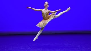 Bohdana Stoikova 9 yo 2024 Paris YAGP  Variation Queen of the Dryads [upl. by Ardnikal600]