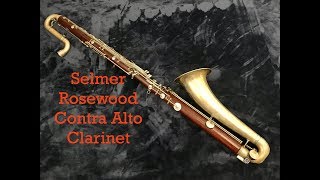 Selmer EEb Contra Alto Eb Contrabass Rosewood Clarinet Review [upl. by Bina]