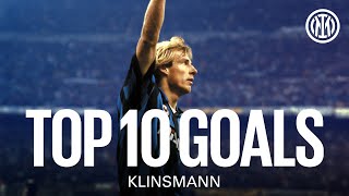 TOP 10 GOALS  KLINSMANN ⚫🔵🇩🇪 [upl. by Esil]