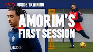 Inside Ruben Amorims First Training Session 🤩 [upl. by Myles]