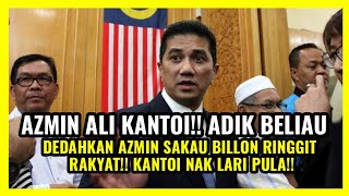 KANTOI DISAHKAN AZMIN ALI TELAH LARI KENAPA LARI TAKUTKAH [upl. by Flint]