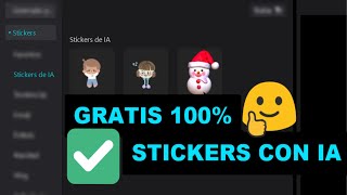 Crear tus Propios Stickers con Inteligencia Artificial [upl. by Airym]