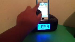 Memorex AMFM Clock Radio ipod dock Review [upl. by Enitsud]