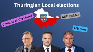 2024 Thuringian local elections [upl. by Ilarrold181]