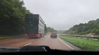 M5 Taunton Deane services To cornwall services A30 Timelapse [upl. by Stempson]